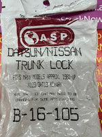 Nissan - Datsun Boot Lock - 2 x Keys. ASP B16105 Pulsar and others 1982 Onwards