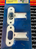 Chubb Hinge Bolts WS12 White Pair. Brand New NOS