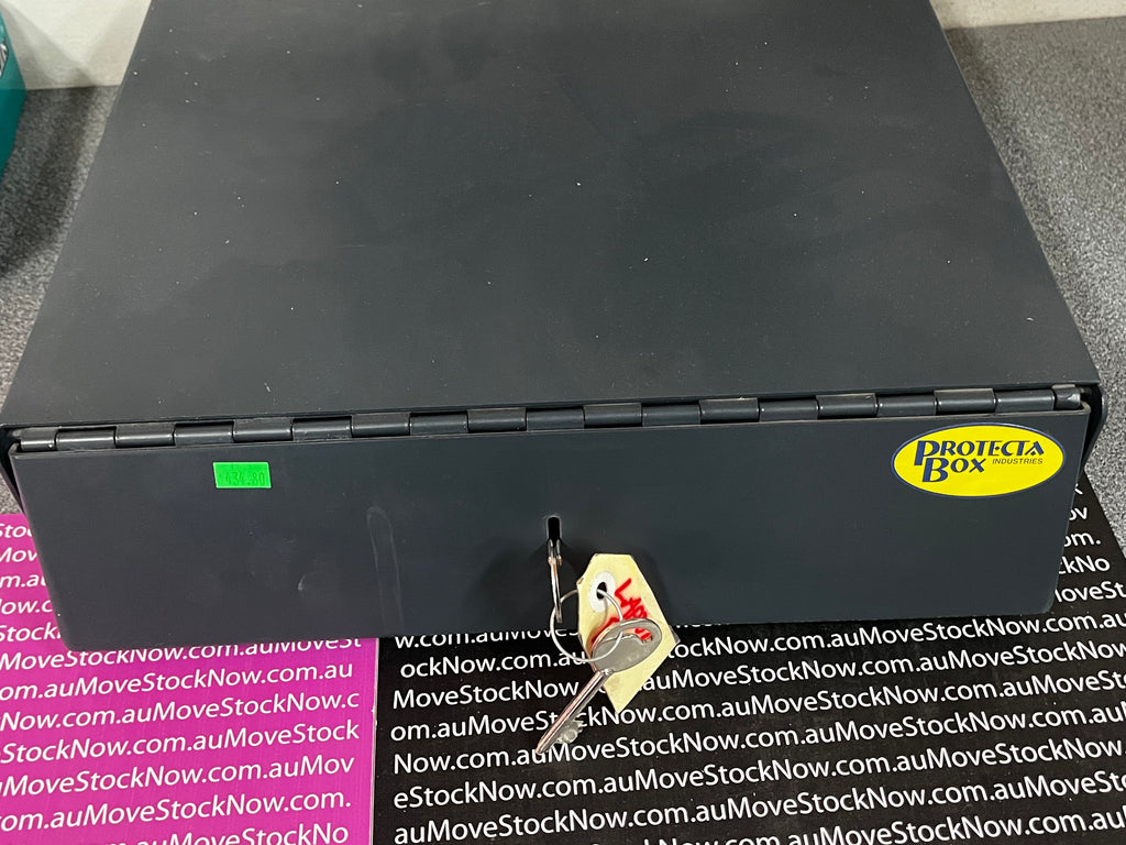 Protecta Lap Top Box. Key lockable box. 2 x Ross Lock Keys – Move Stock Now