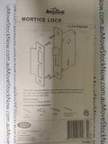 Lockwood L1701 Narrow 30mm Backset Mortice Lock Polished Brass DP.