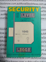 Legge 1645 Mortice Lock 5 Lever with 2 x Keys.