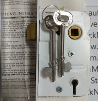 Legge 2645 Mortice Lock 5 Lever with 2 x keys. No face plate supplied.