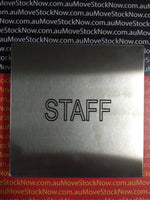 Lockwood Exterior Plate Staff Symbol Outline 20007PNSS