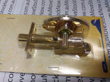 Guardian Keyed Door Security Bolt  G800 Brass DP NOS