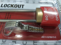 Lockwood Padlock 212/80/D11/DP Safety Lockout.