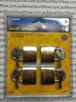 Zenith Padlock 40mm Four Pack DP NOS