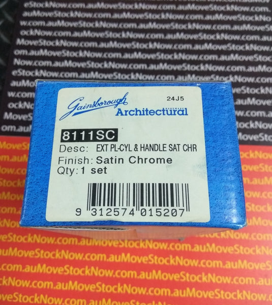 Gainsborough Architectural 8111SC External Lever on plate.