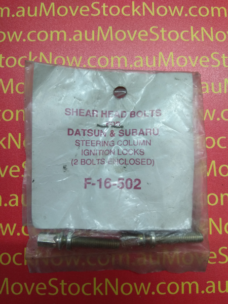 ASP F16502 Shear Bolts 2 per packet.